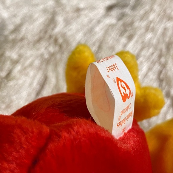 RARE Jabber the Parrot Ty Beanie Baby w/ GRAMMATICAL ERROR! Excellent Condition! - Picture 16 of 16